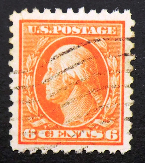 429 used 1914 6c George Washington Revolutionary War General President