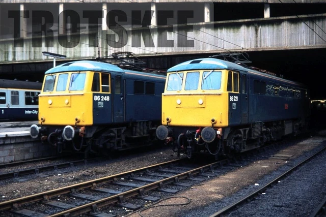 35MM SLIDE BR British Rail Electric Loco Class 86 86248/221 c1981 ...