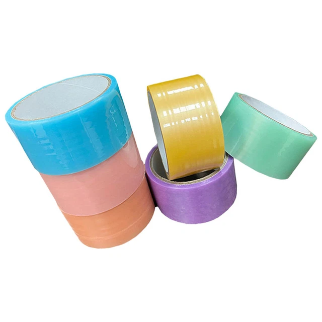 6 rollos de cintas de bolas adhesivas cintas de color claro bola pegajosa hazlo tú mismo cintas ge