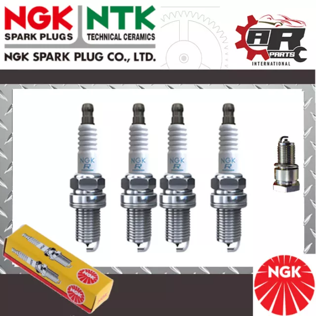 NGK Bougie D'Allumage - ZKR7A-10 - pour Fiat Grande Punto 1.2L 10 Panda 10- x4