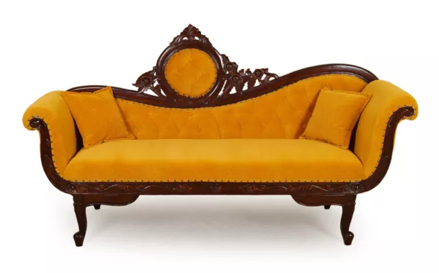Masterpiece Palace Button Tufted Sofa couch louis style Chesterfield 80182e 2