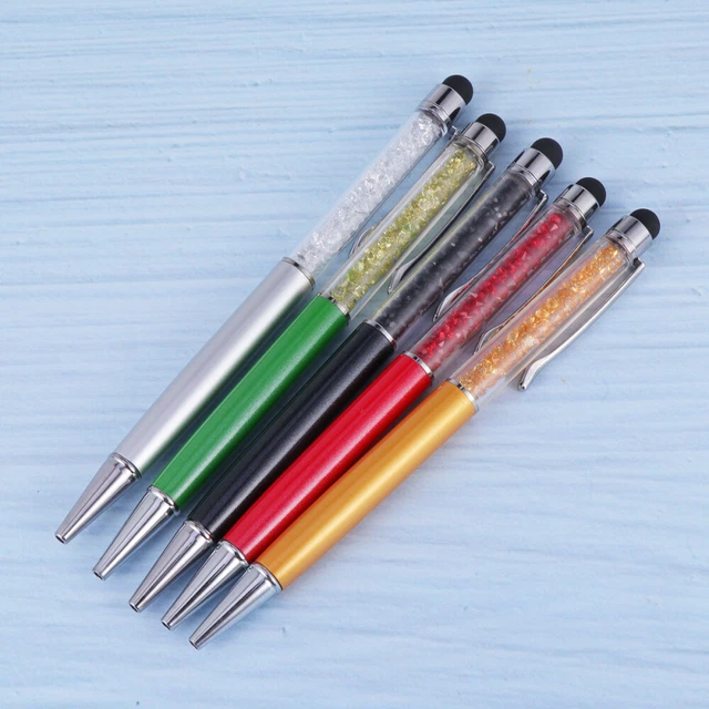 5 PIEZAS Lápiz óptico capacitivo lápiz óptico de cristal Lápiz óptico capacitivo Lápiz óptico