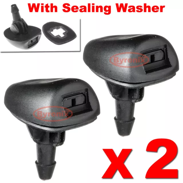 Citroen Saxo C4 Xsara Mist Washer Jets Spray Front Windscreen Nozzles Water Jet