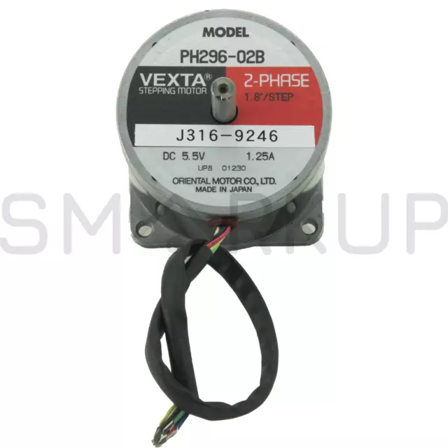 Used & Tested VEXTA ORIENTAL MOTOR PH296-02B Stepping Motor 2 Phase 1.25A 5.5VDC
