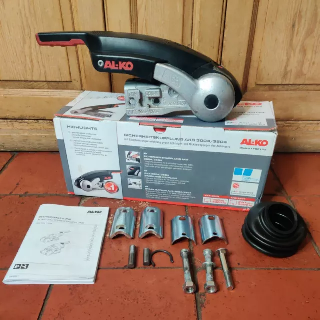 AL-KO AKS 3004 Safety Clutch Stabilizer Caravan Connector Trailer Hitch Boxed