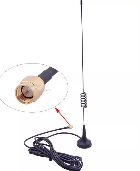 868 Mhz Magnetfuß Antenne f. Homematic Haussteuerung CC1101   SMA NEU MwSt