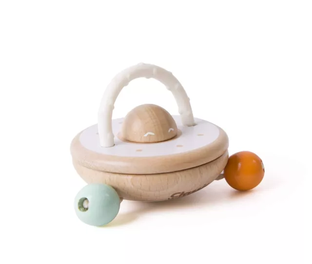 Classic World - UFO Baby Rattle - Teether Rattle Set - Sensory Toy for Newborn -