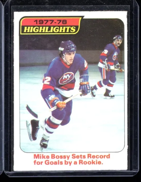 1978 O-Pee-Chee #1 Mike Bossy Rookie Highlights NM Near Mint, $1 Shipping