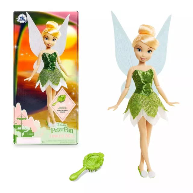 TRILLI Peter Pan Bambola Classica Campanellino Tinker Bell Disney Store Princess