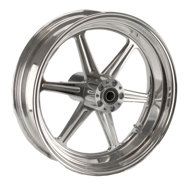 Revolver Polished CNC 18" x 3.5" Rear Wheel for Harley Softail Bagger Custom Revolver Polished CNC 18" x 3.5" Rear Wheel for Harley Softail Bagger Custom