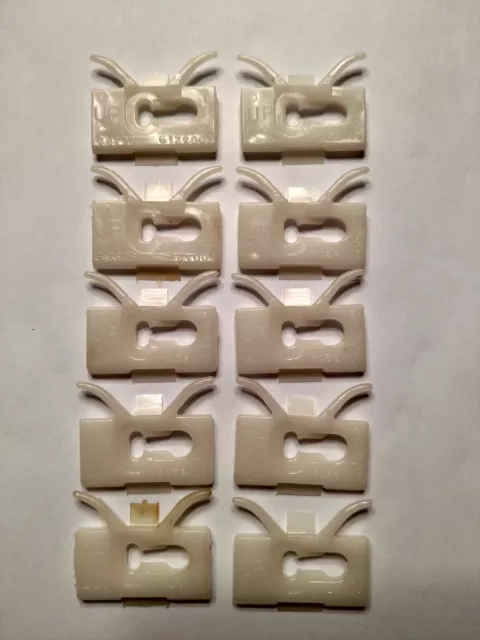 1971-On Chrysler Dodge Plymouth Fender Door Quarter Roof Moulding Clips NOS 10X