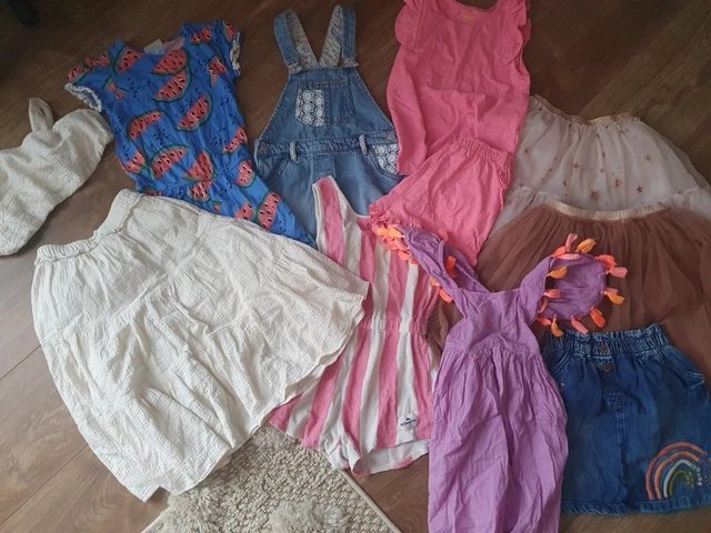 Girls Summer Clothes Bundle 5-6 Years Next, Zara.