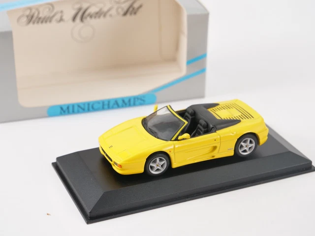 MINICHAMPS 1/43 Ferrari F355 1994 Noire - Paul's Model Art - Boîte Plexi