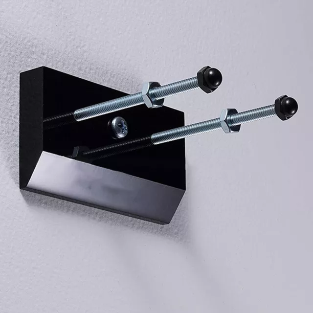 Durable Wall Mount 7.5x4x8cm Deck Display Holder Rack Screw Accessories