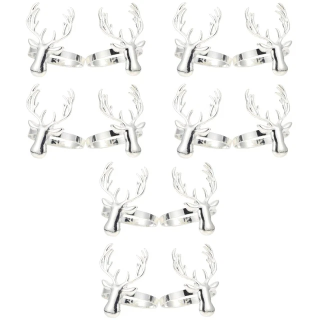 12 Pcs Napkin Buckle Practical Napkin Ring Dining Table Napkin Ring Banquet