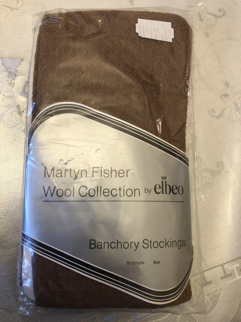ELBEO VINTAGE Martyn Fisher Wool Collection Banchory Stockings Fudge Large