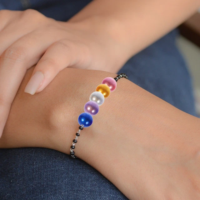 60 Stück runde Acrylperlen, lose Acrylperlen, DIY Halskette, Armband, Schmuck,