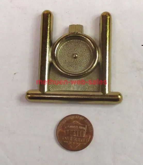 Masonic Auto Emblem~The Point Within a Circle~Cast Brass~Unused~Freemason~