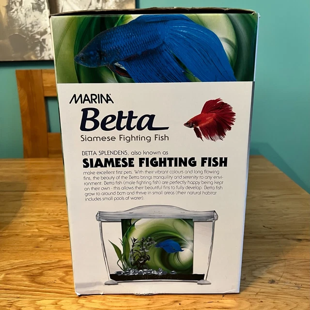 Marina Betta Siamese Fighter 7L Aquarium Fish Tank with Filter Heater Background 2