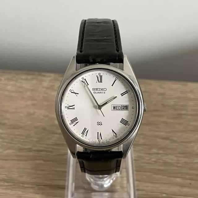 SEIKO MENS QUARTZ Watch with day & date 5Y23-8A11 New Battery Full working  order £ - PicClick UK