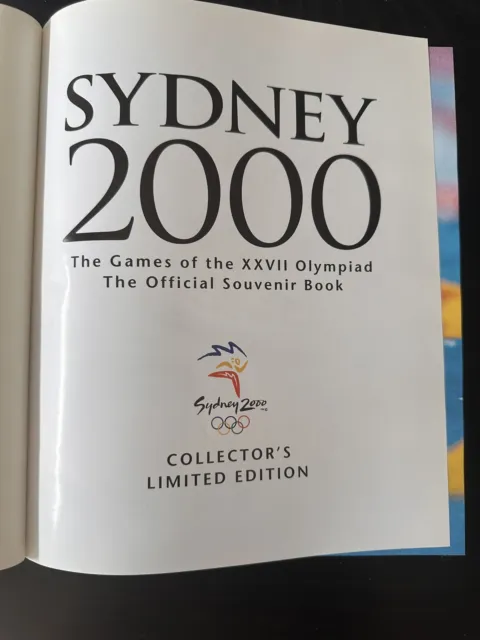 Sydney 2000 Olympics Collector's Limited Edition Souvenir Book - Autographed 2