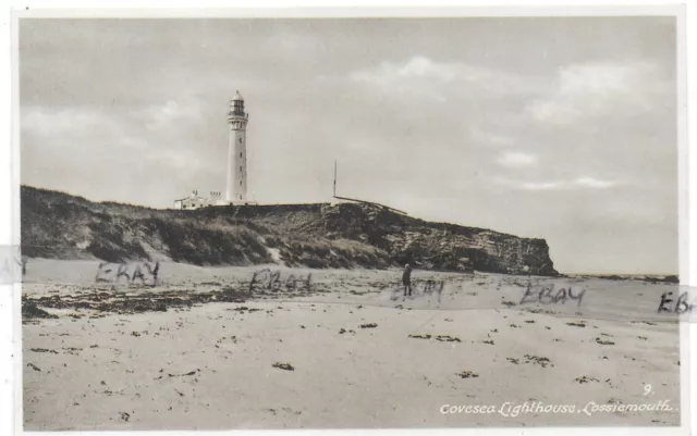 Vintage Postcard,The Covesea Lighthouse,Lossiemouth,Moray,Scotland