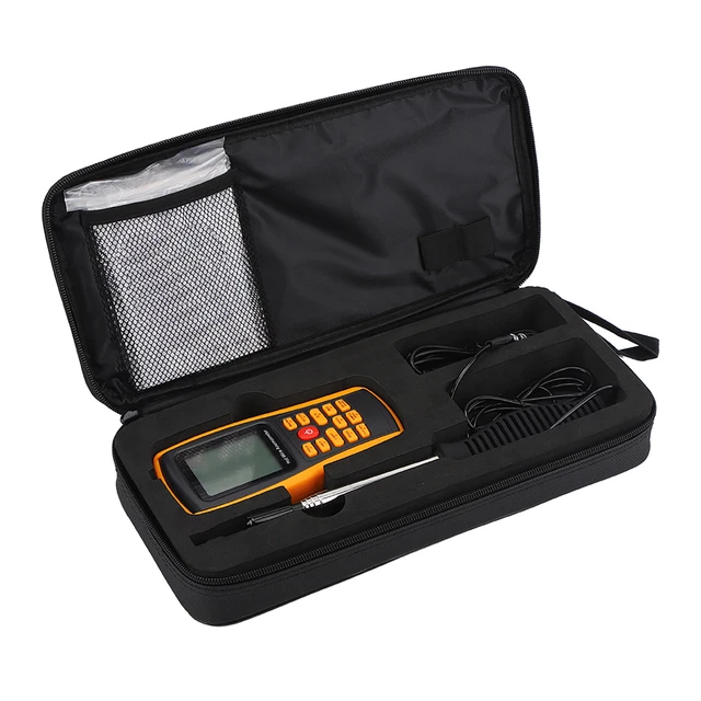 GM8903 Portable Digital Hot Wire Wind Speed Temperature Gauge Anemometer CAR