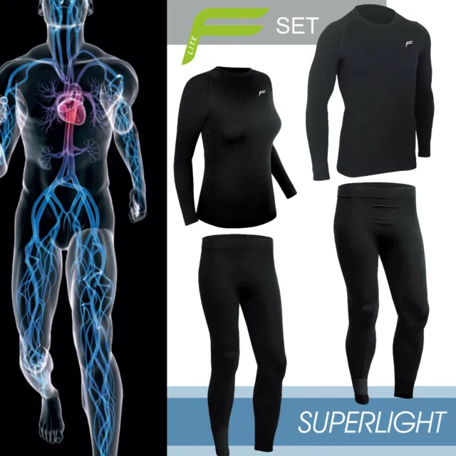 F-LITE Superlight SET Shirt Hose Funktionsunterwäsche First Layer Skiunterwäsche