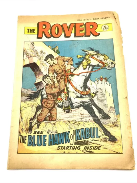 Rover Comic The Blue Hawk of Kabul July 10th 1971