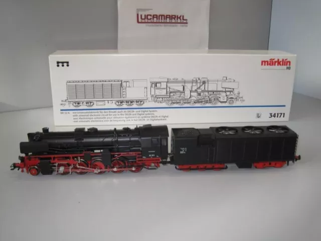 Märklin HO 34171 Br 52 (52 1911) DB Dampf-Lok mit Kondensations-Tender Marklin