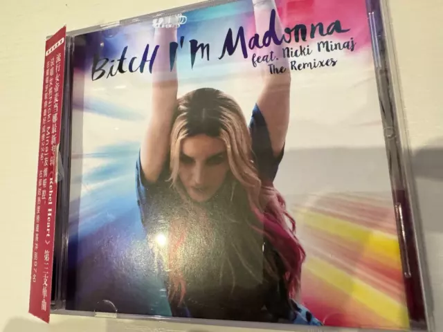 Madonna Bitch I'm Madonna 10 Mix China Chinese Maxi Remixes CD w Obi Strip RARE
