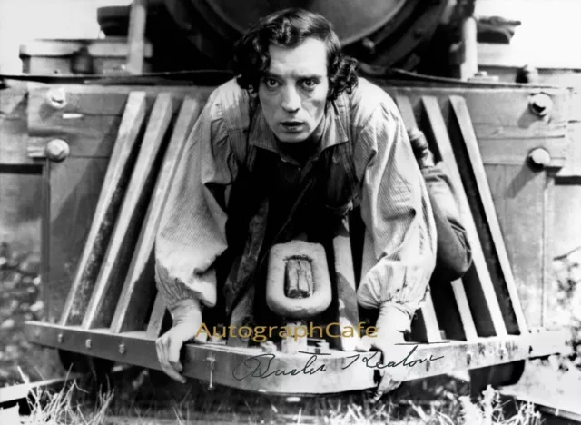 Buster Keaton Seven Chances- Signed Pre Printed 10x8" Photo(Copy of original)