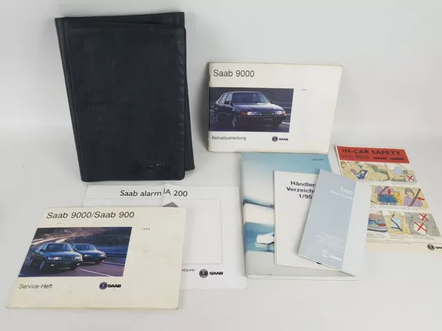 Saab 9000 CD / CS Betriebsanleitung Bedienungsanleitung Handbuch Bordmappe 1994
