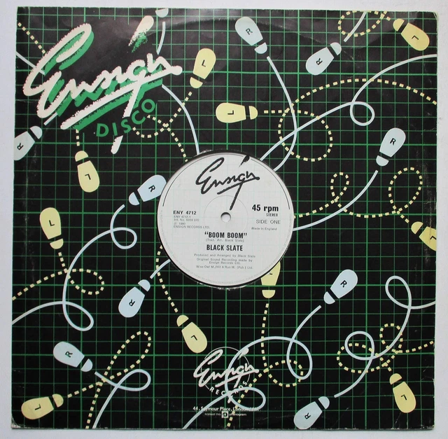 英12” Black Slate Boom Boom (Rasta Festival) / Sticks Man TCD008 TCD /00250 Black Slate – Boom Boom / Sticks Man – Vinyl (7