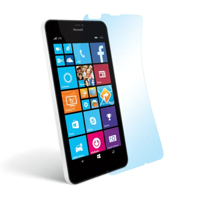 6x Matt Schutz Folie Microsoft Lumia 640 Entspiegelt Display Screen Protector