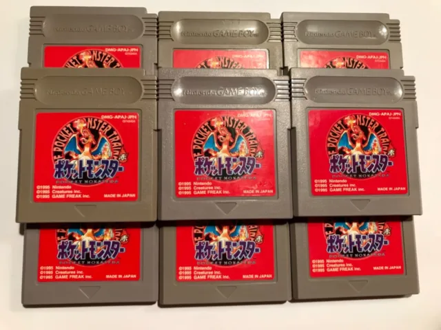 🇨🇦 Pokemon Pocket Monsters Red (1 RANDOM) Nintendo Game Boy GB, Japan Import
