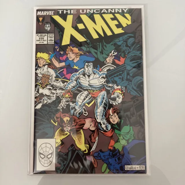 The Uncanny X-Men #235 1988 Marvel Comics Leonardo & Rick Leonardi 9.4 Near Mint