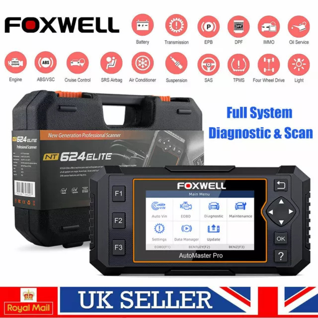 OBD2 Universal Profi All Function Auto Diagnose Werkzeug Foxwell AutoMaster 2