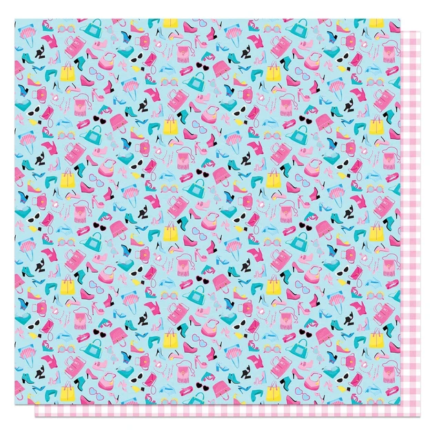Paquete de 25 Moda Sueños Doble Cara Cartas 12""X12""-Accesorios FADR12-4318