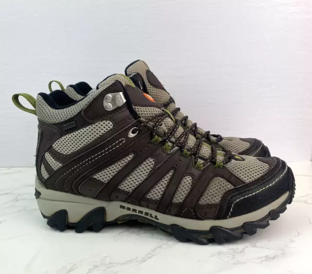 MERRELL MENS ENUMA Mid Waterproof Walking Hiking Boots - UK 10 £34.99 ...