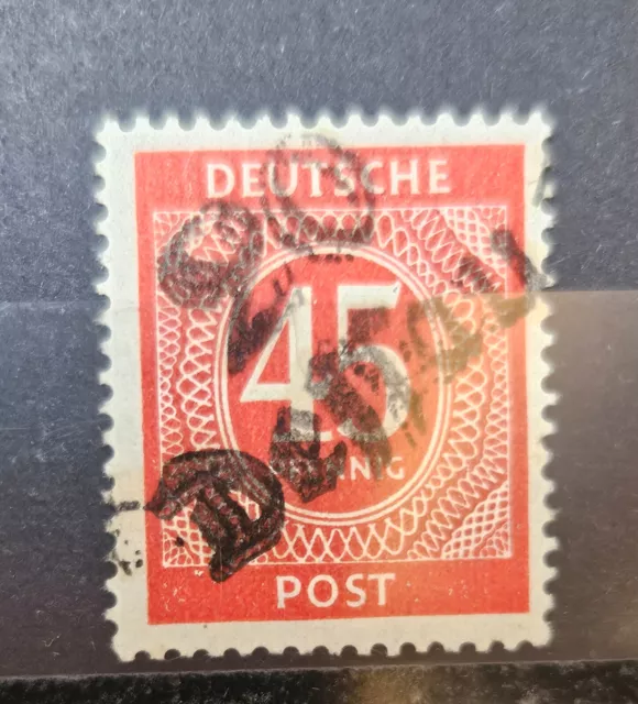 SBZ Bezirkshandstempel OPD 20 Dessau BPP