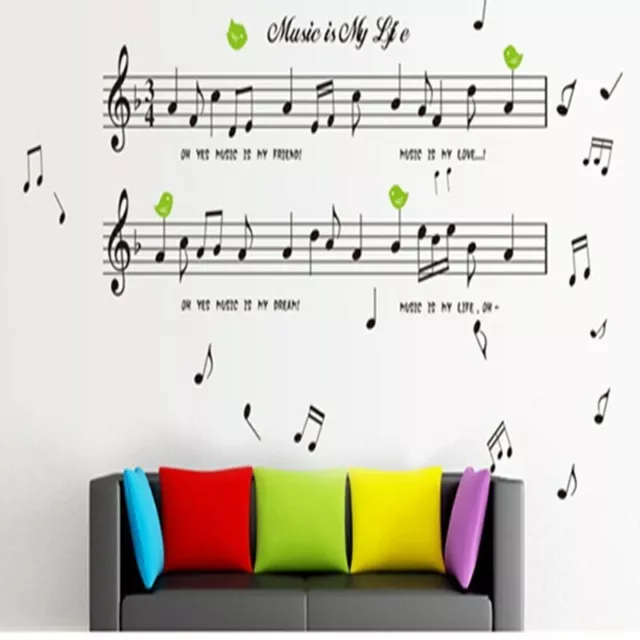 Music Sticker Music Is My Life Theme Music Bedroom Decor Dancing Music 2