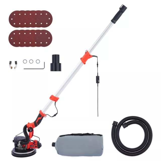 Commercial Drywall Sander Tool 800W Electric Adjustable Variable Speed Sand Pad