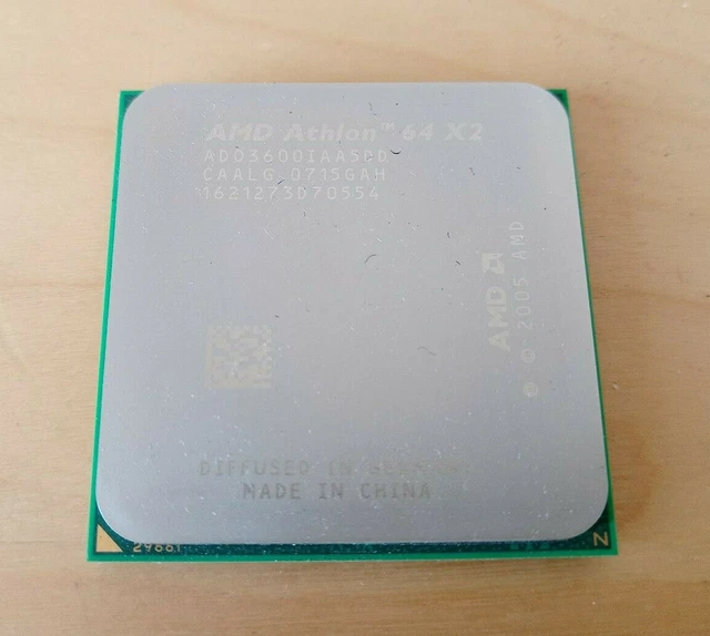 Processeur AMD Athlon 64 X2 3600+ - Socket AM2 - 2 Cœurs à 2 GHz - Occasion Testé