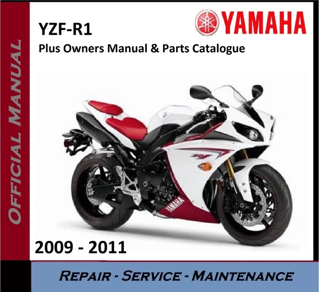 Yamaha YZF R1 Service Manual CD For 2009-2014 Models – Workshop