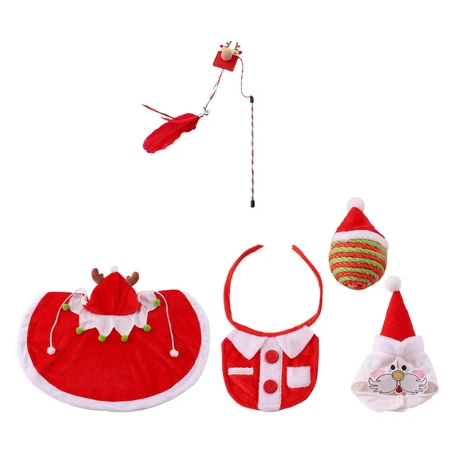 1 Satz Weihnachtsart Haustier Kostüm Pet Hund Cosplay Kleidung Schöne Hund