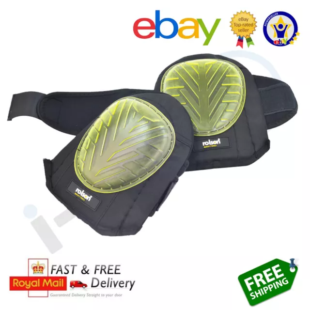 Professional Knee Pads with Heavy Duty Foam Padding and Comfortable Gel Cushion