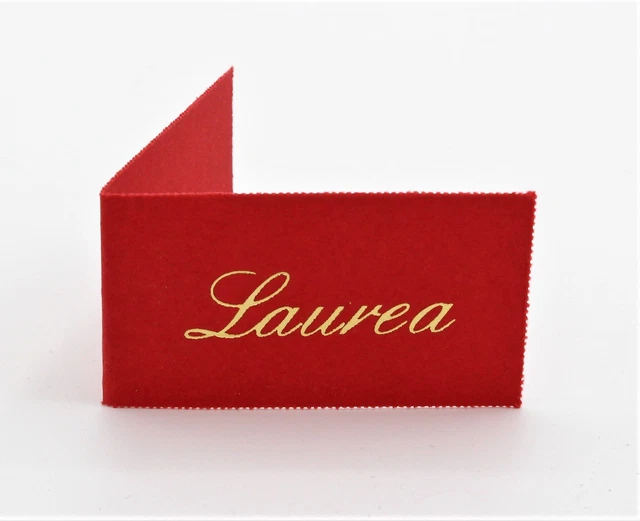 10 Bigliettini Matrimonio, Anniversario, Promessa Personalizzati Con Frase Stampa Inclusa 010 Stock
