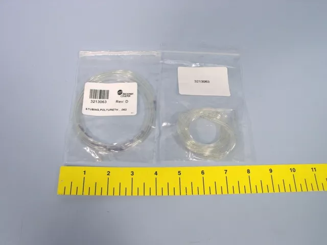 *2 Genuine Beckman Coulter 3213063 Rev: D Tubing, .062 (QTY 2)