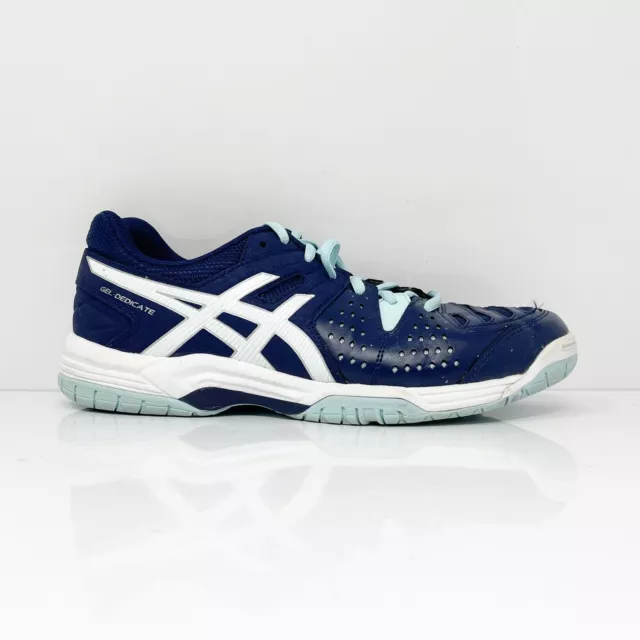 Asics Womens Gel Dedicate 4 E557Y Blue Casual Shoes Sneakers Size 8.5
